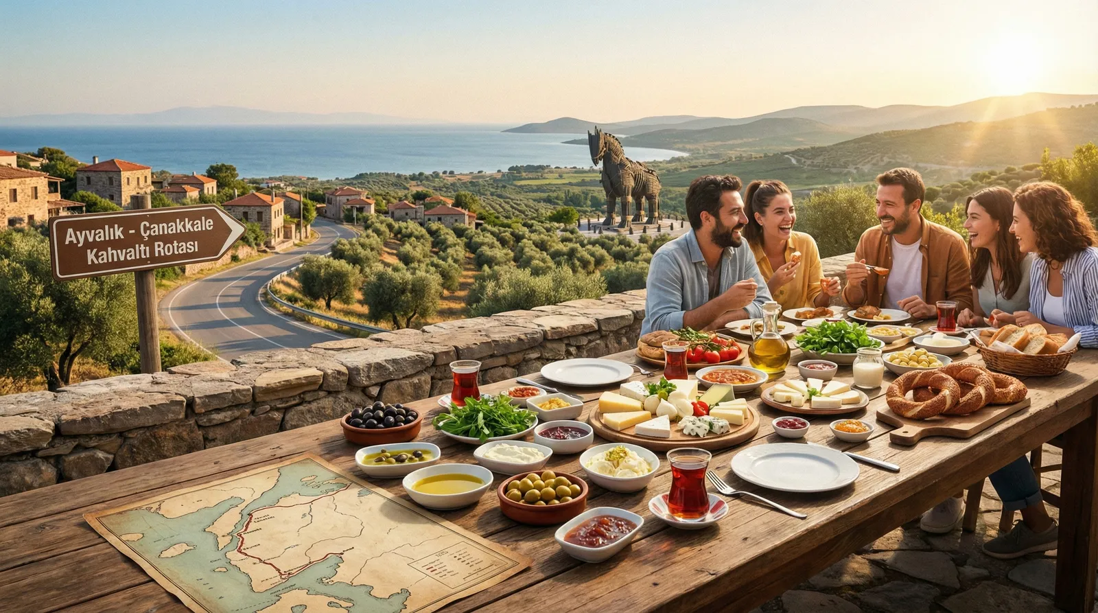 Ayvalık - Çanakkale Kahvaltı Rotası: Ege'nin En Güzel Durakları