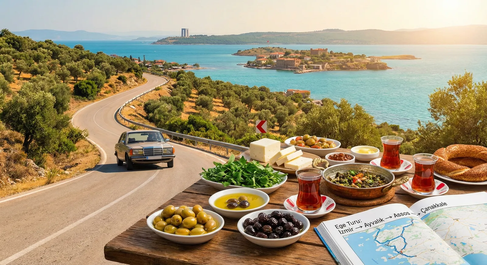 Ege Turu Kahvaltı Rotaları: İzmir'den Çanakkale'ye